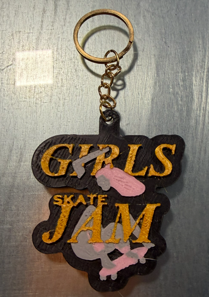Chaveiro Girls Skate Jam