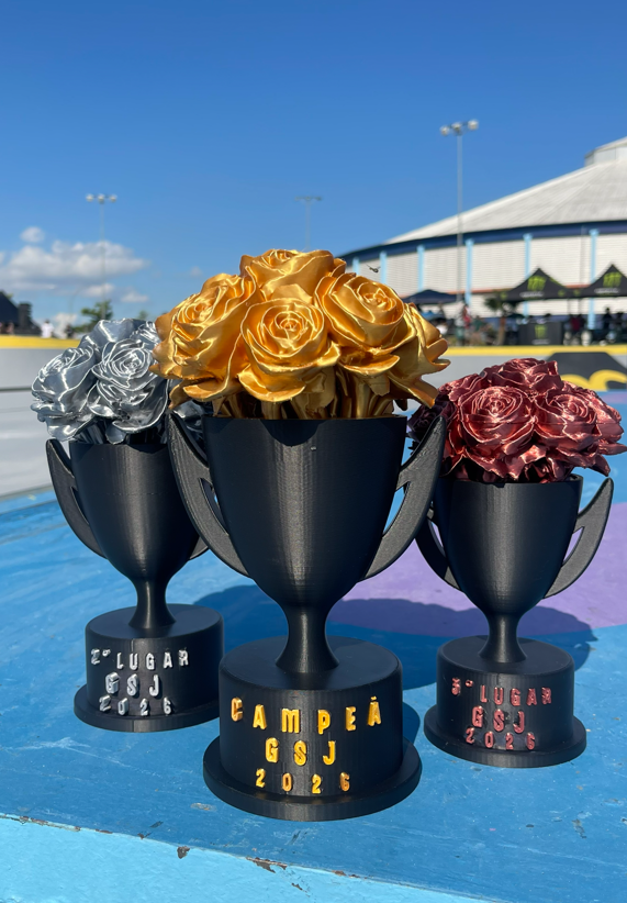 Troféu personalizado Girls Skate Jam